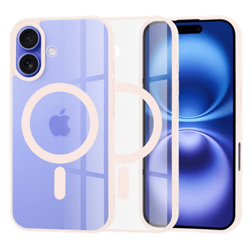 Techsuit Silikonski ovitki Techsuit "MagSafe Pro" za iPhone 16 - več barv Roza / TPU silikon