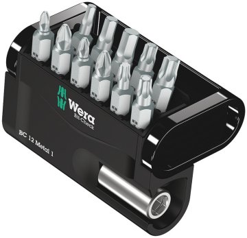 shumee SET BIT-CHECK, 1/4'' ROČAJ, 12 DEL
