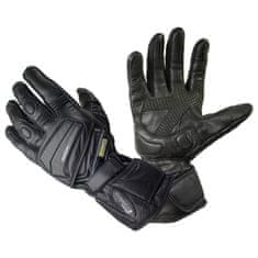 Cappa Racing Usnjene motoristične rokavice DETROIT, dolge, črne S