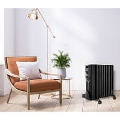 SOLAC Olejový radiáor , RA8010, 11 článků, 3 nastavení výkonu, nastavitelný termostat, 2300 W
