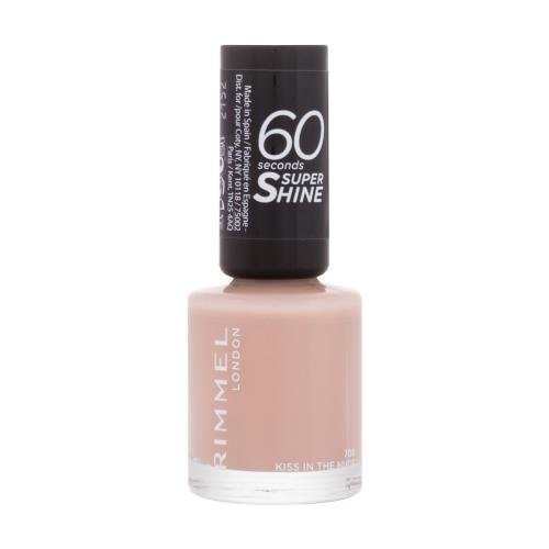 Rimmel 60 Seconds Super Shine hitro sušeči lak za nohte 8 ml Odtenek 708 kiss in the nude