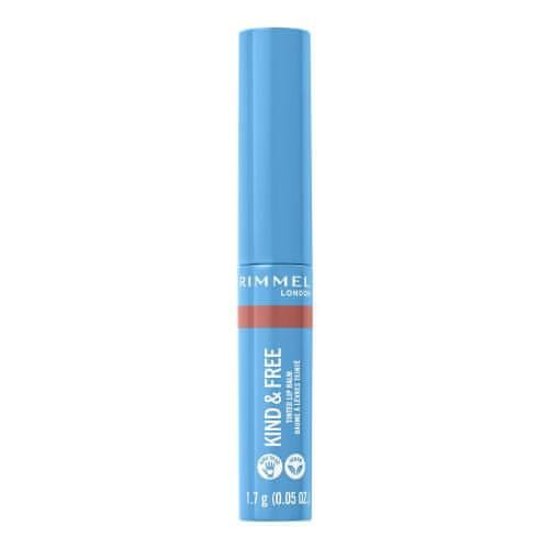 Rimmel Kind & Free Tinted Lip Balm obarvan balzam za ustnice 4 g Odtenek 002 natural apricot