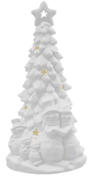  Emos keramično LED drevo, s snežaki, 33,5 cm
