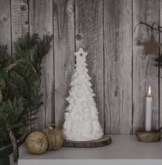 Emos keramično LED drevo, s snežaki, 33,5 cm