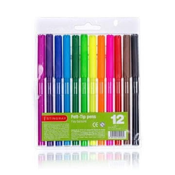 Stingray Barvni markerji, 12 kosov, komplet 12 kosov