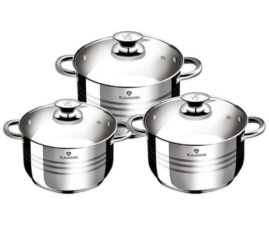 Gourmet Komplet posode iz nerjavečega jekla 6 kosov line BL-3174