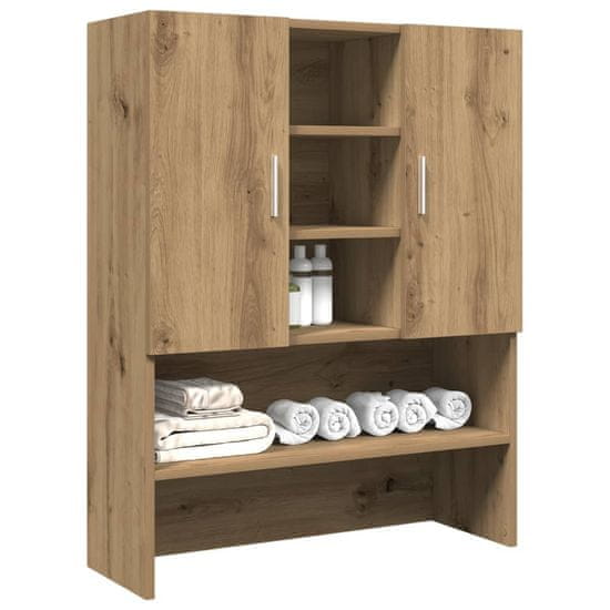shumee vidaXL Omara za pralni stroj artisan hrast 70,5x25,5x90 cm