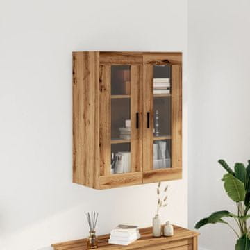 Vidaxl vidaXL Stenska omarica Artisan hrast 69,5x34x90 cm
