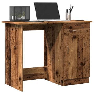 Vidaxl vidaXL Pisalna miza, star les, 100x50x76 cm, material na osnovi lesa