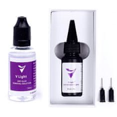 V-light BLACK + LEPILNI GEL ČRNI SET ZA ODSTRANJEVANJE LASNIH PODALJŠKOV 20g