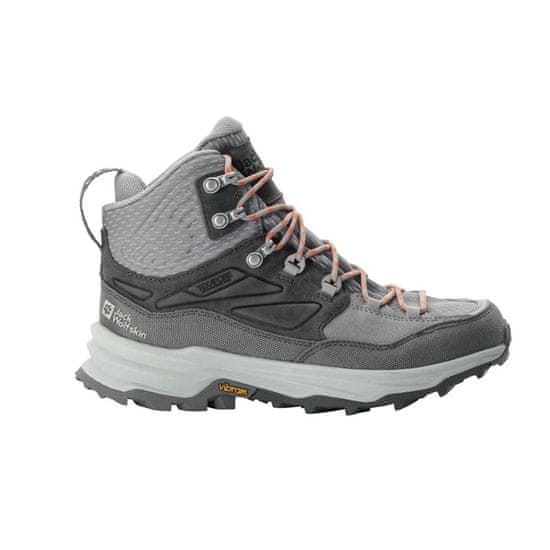 Jack Wolfskin Čevlji treking čevlji siva Cyrox Texapore Mid