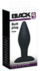 Erotic Collection Silikonski analni čep 12 cm Black Velvets