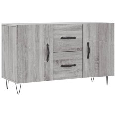 Vidaxl Komoda siva sonoma 100x36x60 cm konstruiran les