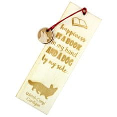 Artdog Cardigan Welsh Corgi - zaznamek s psom, personaliziran zaznamek, pasji pripomoček za bralce Art-Dog