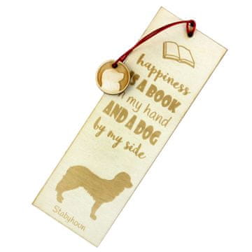 Artdog Frizijski ptičar, Stabyhoun - zaznamek s psom, personaliziran zaznamek, pasji pripomoček za bralce Art-Dog