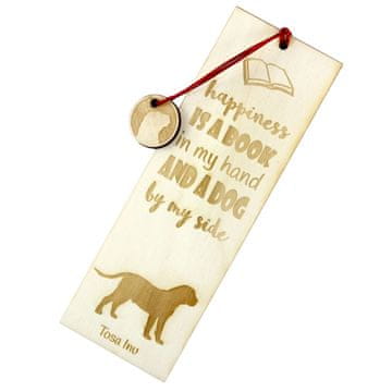 Artdog Tosa Inu, Tosa-inu, japonski mastif - zaznamek s psom, personaliziran zaznamek, pasji pripomoček za bralce Art-Dog