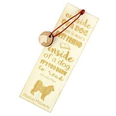 Artdog Aljaški malamut - zaznamek s psom, personaliziran zaznamek, darilo za knjižnega molja by Art-Dog