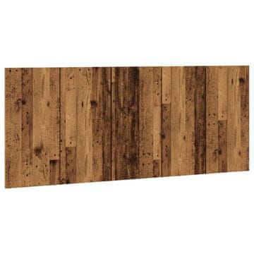 Vidaxl Posteljno vzglavje starinski les 200x1,5x80 cm konstruiran les
