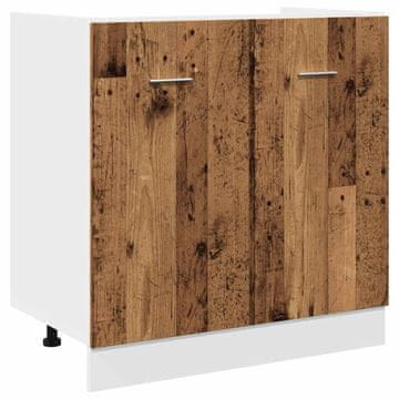 Vidaxl Spodnja omarica za umivalnik “Lyon” star les 80x46x81,5cm