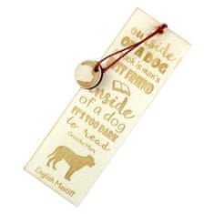 Artdog Angleški mastif, mastif - zaznamek s psom, personaliziran zaznamek, darilo za knjižnega molja Art-Dog