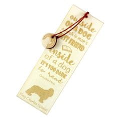 Artdog Cavalier King Charles Spaniel - zaznamek s psom, personaliziran zaznamek, darilo za knjižnega molja Art-Dog
