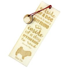 Artdog Shar Pei - zaznamek s psom, personaliziran zaznamek, darilo za knjižnega molja Art-Dog