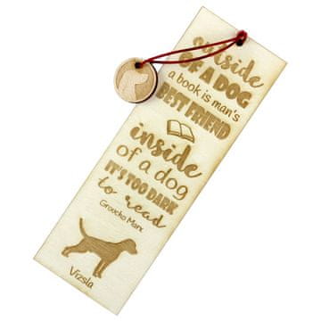 Artdog Pointer I - zaznamek s psom, personaliziran zaznamek, darilo za knjižnega molja Art-Dog