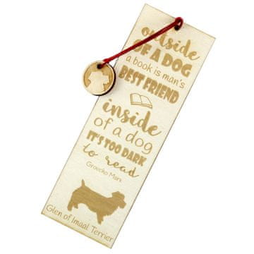 Artdog Glen of Imaal Terrier - zaznamek s psom, personaliziran zaznamek, darilo za knjižnega molja Art-Dog