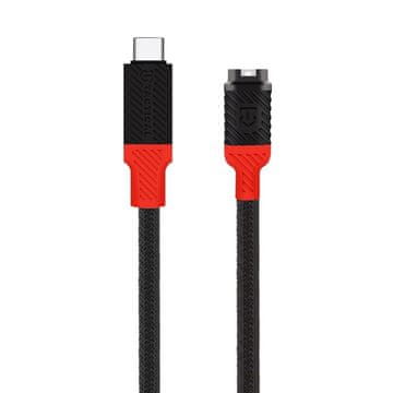 Kabel Recce 3:20 za Garmin USB-C Black/Red