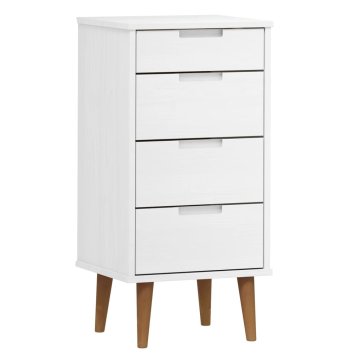 Vidaxl Predalnik MOLDE 40x35x82 cm trdna borovina