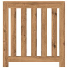 Vidaxl Pokrov za radiator hrast 78x20x82 cm inženirski les