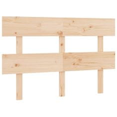 Vidaxl Posteljno vzglavje 138x3x81 cm trdna borovina
