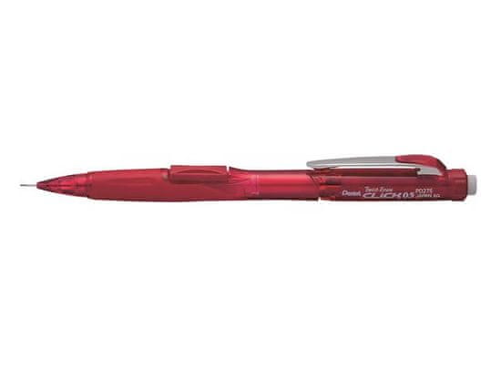 Pentel Svinčnik tehnični 0,5 twist-erase click rdeč
