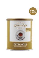 GORIZIANA Mleta kava, EXTRA GOLD Selezione Oro, paket 12x 250 g, v pločevinki