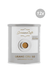 GORIZIANA Mleta kava SELEZIONE PLATINO: GRAND CRU 50, paket 12x 250 g, v pločevinki