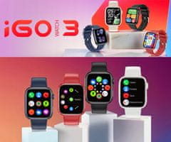 Forever iGO 3 JW-500 mladostniška pametna ura, Bluetooth, modra