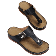 Best n’ Fast Summer Wedge Flipflops - Črna 40