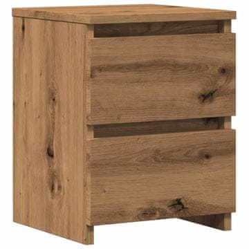 Vidaxl vidaXL Nočna omarica Artisan hrast 30x30x40 cm Material na osnovi lesa