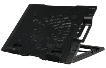 Zalman Zalmanov hladilnik za prenosne računalnike ZM-NS2000 / za prenosne računalnike do 17" / nagibni / vozlišče USB / USB / črn