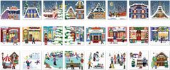 EuroGraphics Puzzle adventni koledar: Božični sejem 24x50 kosov