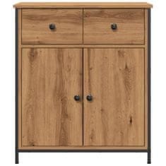 Vidaxl Komoda artisan hrast 70x30x80 cm inženirski les