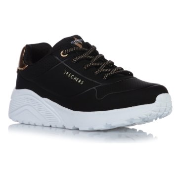 Skechers Čevlji črna Uno Lite metallic