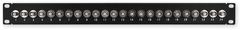 LAN-TEC PP-144 24P / BNC - črna - 19 &quot;patch panel 1U, 24 BNC priključkov