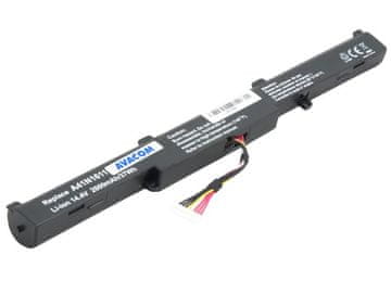 Avacom Asus G553, GL753, N552 Li-Ion 14,4 V 2600 mAh 37 Wh