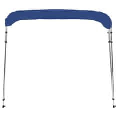 Vidaxl Bimini tenda s 4 loki modra 243x180x137 cm