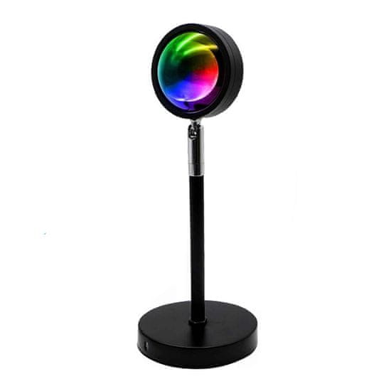 EVEON T002 RGB projektor sončnega zahoda, črn