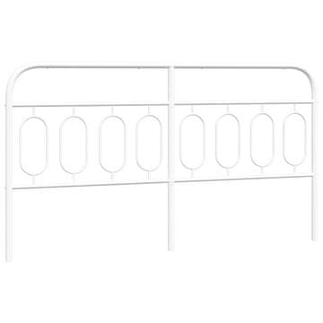 Vidaxl Kovinsko nadomestno vzglavje belo 193 cm