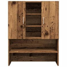 Vidaxl omara za pralni stroj iz starega lesa 70,5x25,5x90 cm
