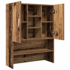 Vidaxl omara za pralni stroj iz starega lesa 70,5x25,5x90 cm