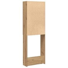 Vidaxl Omara za pralni stroj artisan hrast 64x25,5x190 cm